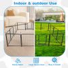 16 Panels Dog Playpen for outdoor,yard,camping,24"Height dog fence with 2 doors.